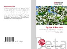 Bookcover of Agnes Robertson