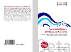 Portada del libro de Socialist Alliance Democracy Platform