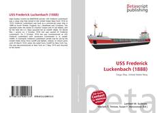 Portada del libro de USS Frederick Luckenbach (1888)