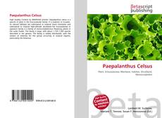 Paepalanthus Celsus kitap kapağı