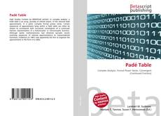 Buchcover von Padé Table