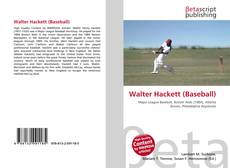 Buchcover von Walter Hackett (Baseball)