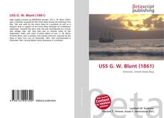Buchcover von USS G. W. Blunt (1861)