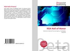 NSA Hall of Honor的封面