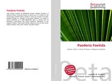 Capa do livro de Paederia Foetida 
