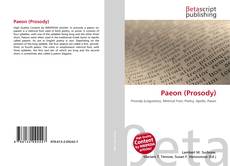Buchcover von Paeon (Prosody)