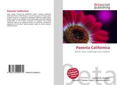 Buchcover von Paeonia Californica