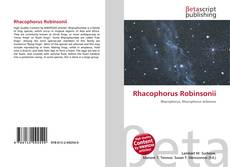 Обложка Rhacophorus Robinsonii