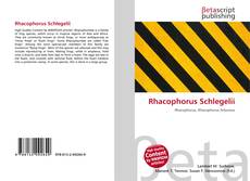 Buchcover von Rhacophorus Schlegelii