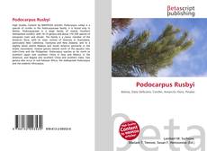 Podocarpus Rusbyi的封面