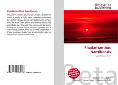 Buchcover von Rhadamanthus Namibensis