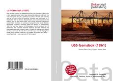 Обложка USS Gemsbok (1861)