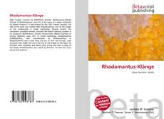 Rhadamantus-Klänge的封面