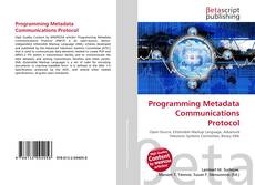 Programming Metadata Communications Protocol的封面