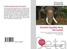 Обложка Socialist Equality Party (Sri Lanka)