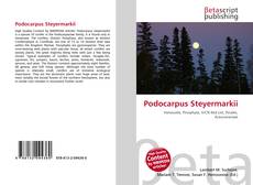 Podocarpus Steyermarkii kitap kapağı