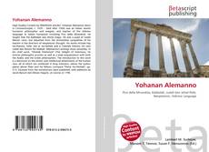 Yohanan Alemanno kitap kapağı