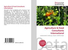 Buchcover von Agriculture & Food Consultants International