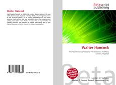 Buchcover von Walter Hancock