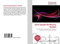 Bookcover of Saint-Joseph-de-Beauce, Quebec