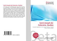 Buchcover von Saint-Joseph-de-Coleraine, Quebec