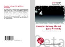 Capa do livro de Rhaetian Railway ABe 4/4 (Core Network) 