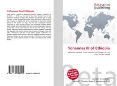 Capa do livro de Yohannes III of Ethiopia 