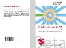 Buchcover von Rhaetian Railway Ge 4/4 II