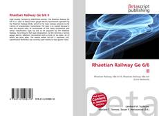 Copertina di Rhaetian Railway Ge 6/6 II