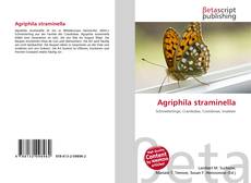 Bookcover of Agriphila straminella