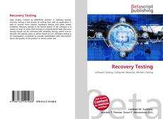 Recovery Testing kitap kapağı