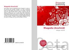 Copertina di Rhagodia (Arachnid)