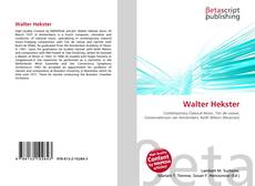 Buchcover von Walter Hekster