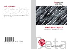 Buchcover von Wola Raniżowska