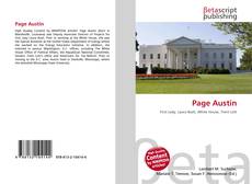 Buchcover von Page Austin