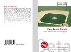 Capa do livro de Page Fence Giants 
