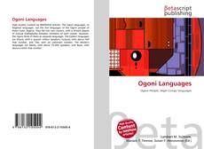 Capa do livro de Ogoni Languages 