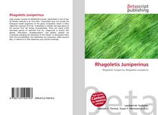 Capa do livro de Rhagoletis Juniperinus 