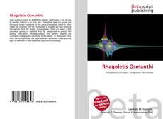 Couverture de Rhagoletis Osmanthi