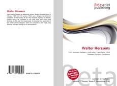 Couverture de Walter Herssens