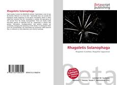 Couverture de Rhagoletis Solanophaga