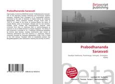 Couverture de Prabodhananda Sarasvati