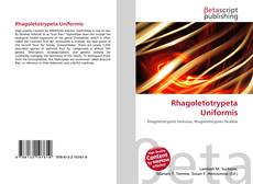 Rhagoletotrypeta Uniformis的封面