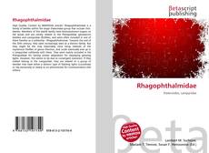 Couverture de Rhagophthalmidae