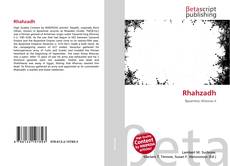 Couverture de Rhahzadh