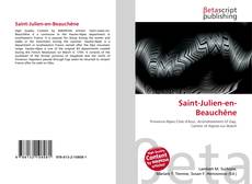 Capa do livro de Saint-Julien-en-Beauchêne 
