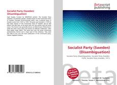 Capa do livro de Socialist Party (Sweden) (Disambiguation) 