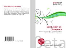 Capa do livro de Saint-Julien-en-Champsaur 