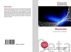 Capa do livro de Rhamnales 