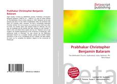 Capa do livro de Prabhakar Christopher Benjamin Balaram 